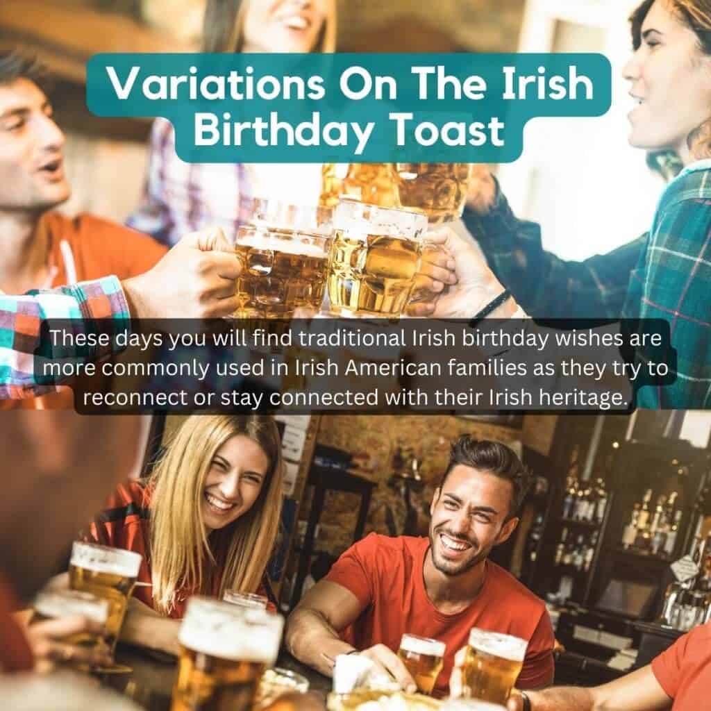 Variations On The Irish Birthday Toast